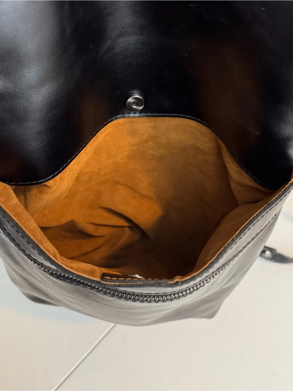 Patricia Nash‎ Luzille Heritage Black Leather Backpack Convertible Tote